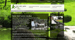 Desktop Screenshot of natur-stein-garten.com