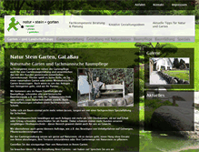 Tablet Screenshot of natur-stein-garten.com